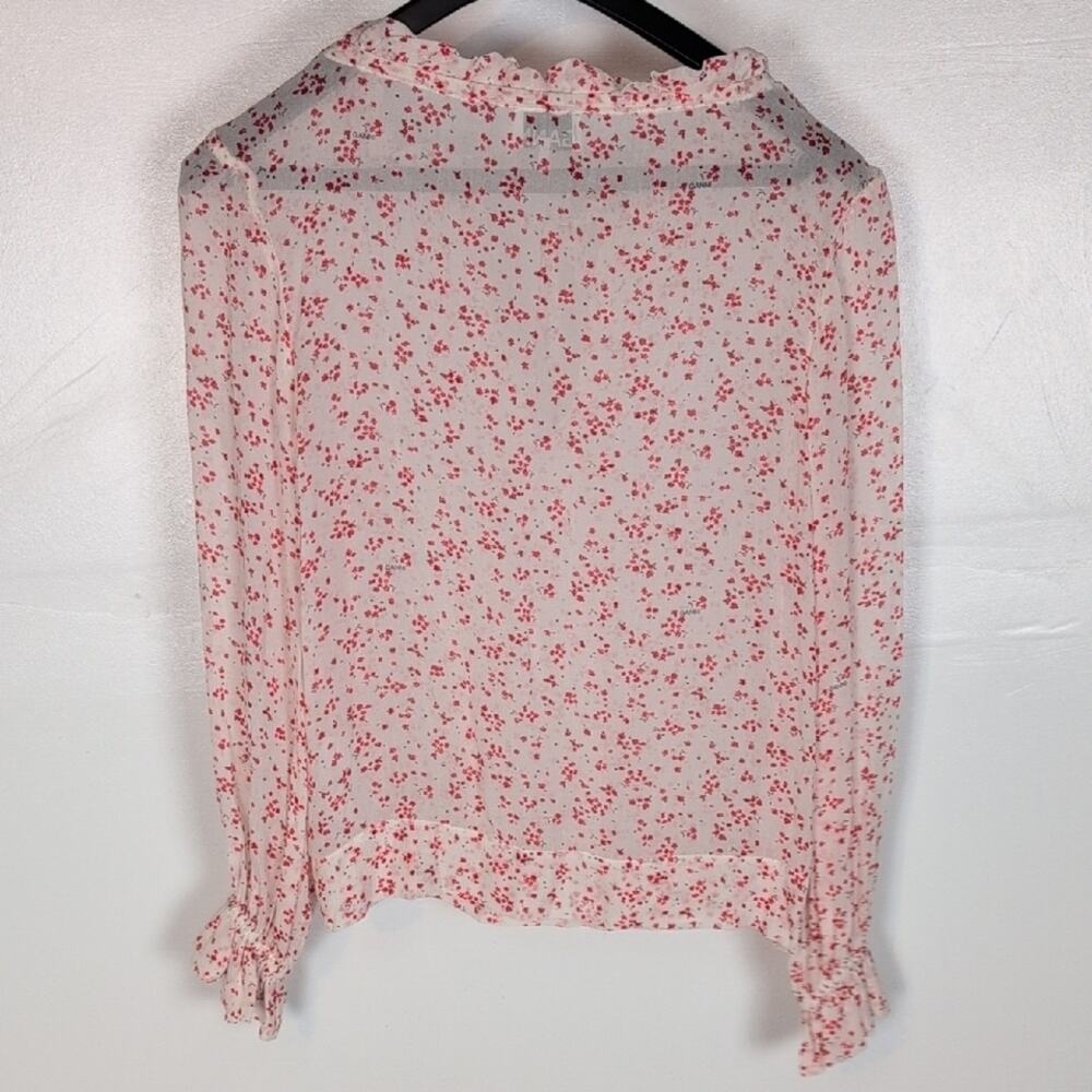 Ganni Sheer Floral Top - Picture 6 of 15